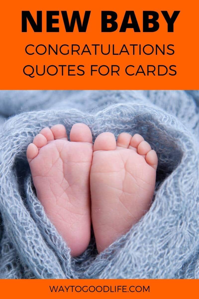 New Baby Congratulation Quotes For Cards And Gifts